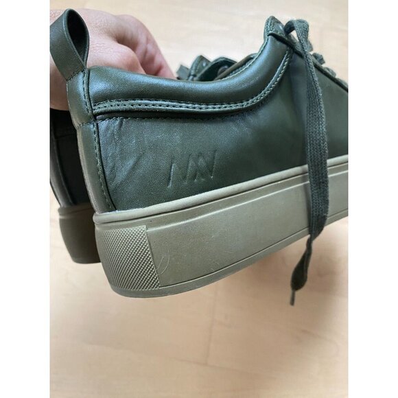 MATT & Nat BNWT Women Green "Bonaventure" Vegan Lace Up Sneakers New - Picture 5 of 8